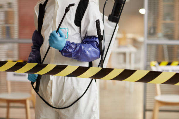 Professional Blood Cleanup technician working in Chatham, IL